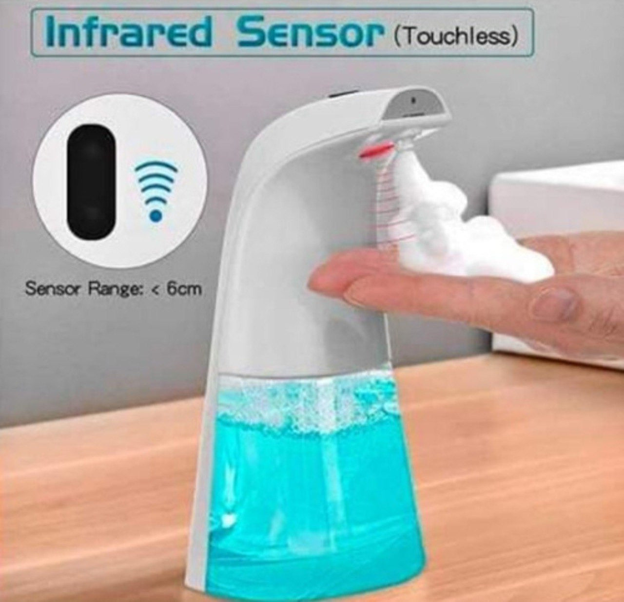 DISPENSADOR DE JABON AUTOMATICO SENSOR
