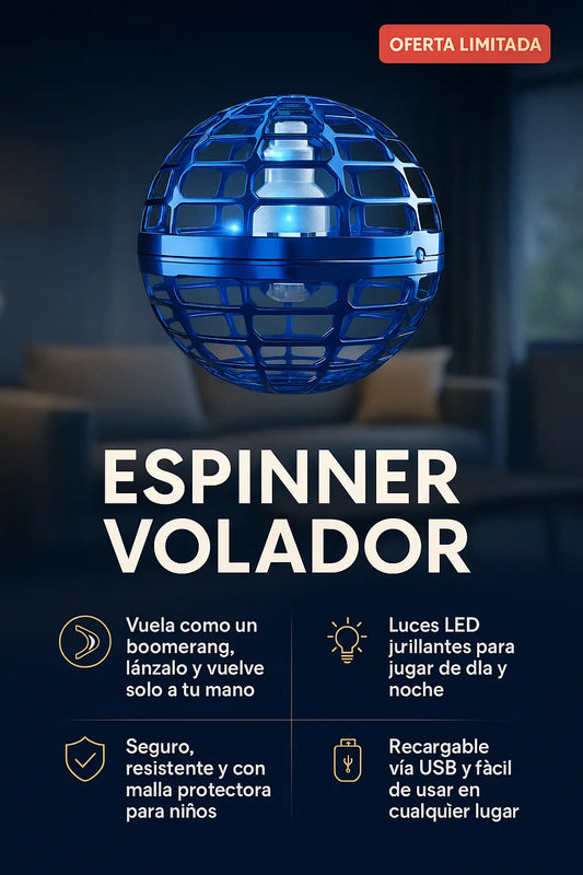 JUGUETE SPINNER BOLA VOLADORA