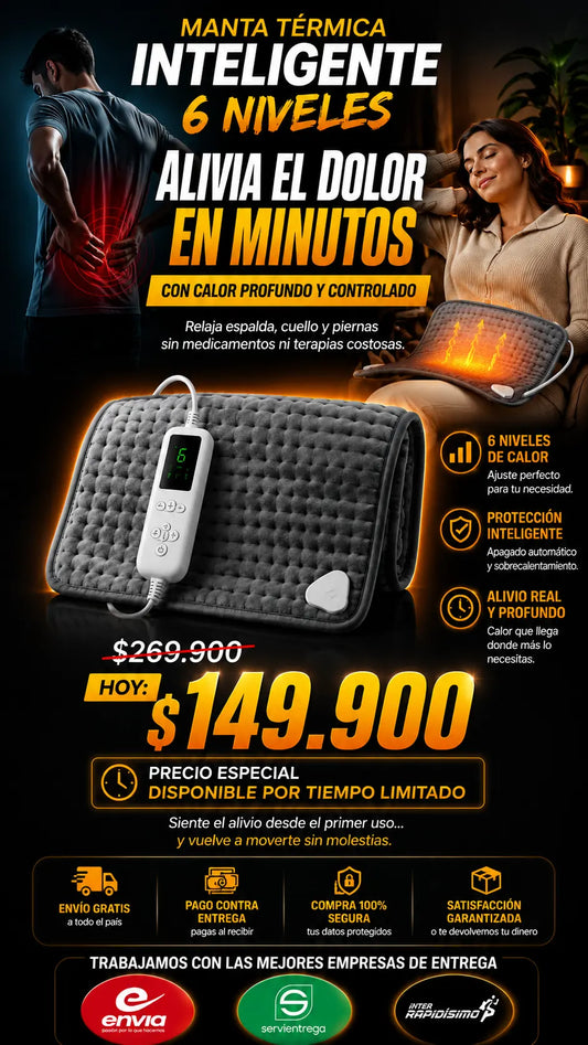 Manta Termica Eléctrica Fisioterapia