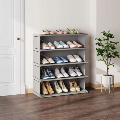 Zapatero 5 Niveles Metalico Tela Fuerte