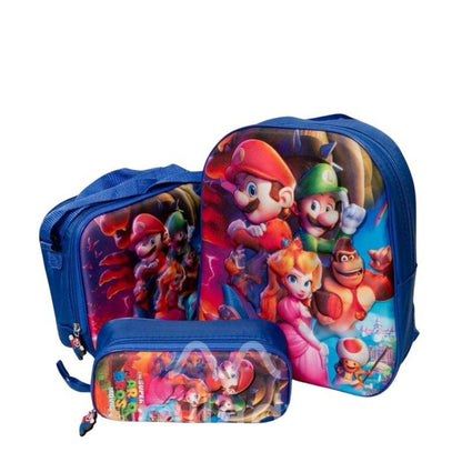 KIT ESCOLAR MORRAL X 3 PEQUEÑO  CLASES