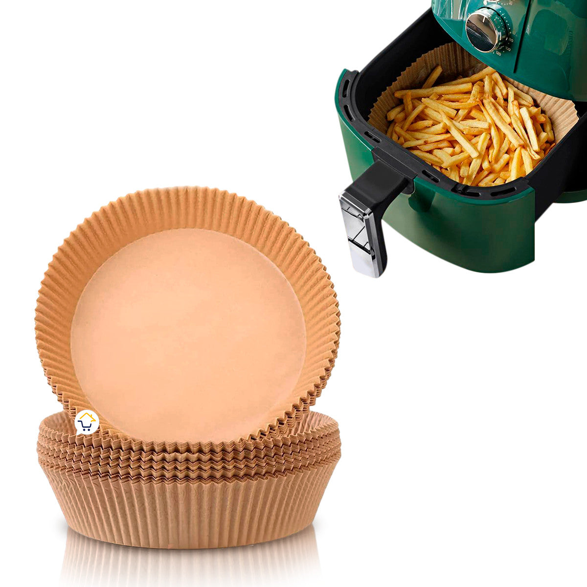 Papel Antiadherente x100 Para Freidora d