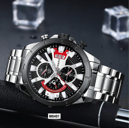 RELOJ CURREN METÁLICO CRONOGRAF M:8401-1