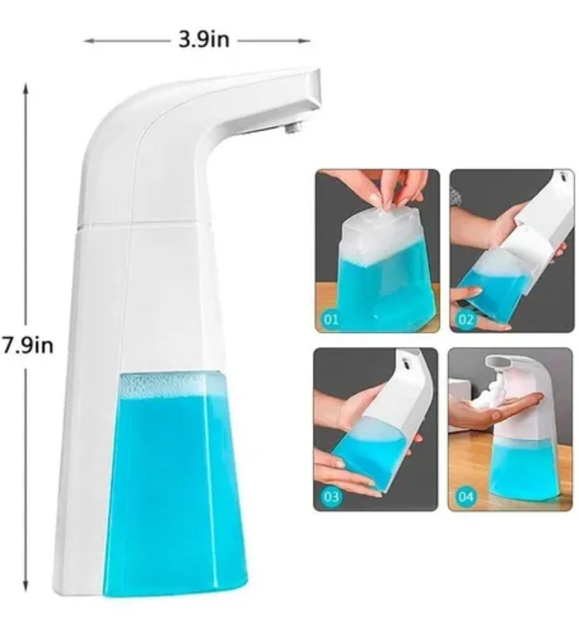 DISPENSADOR DE JABON AUTOMATICO SENSOR