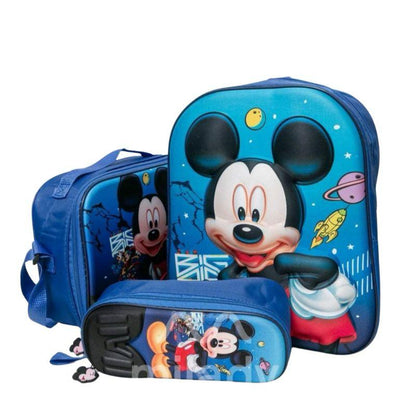 KIT ESCOLAR MORRAL X 3 PEQUEÑO  CLASES